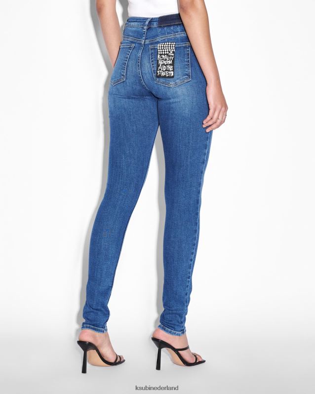 Ksubi vrouwelijk spray op xtra terugroepactie XT0TV47 kleding blauw
