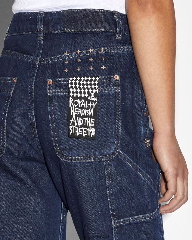Ksubi vrouwelijk timmermanserfgoed afspelen XT0TV60 kleding blauw