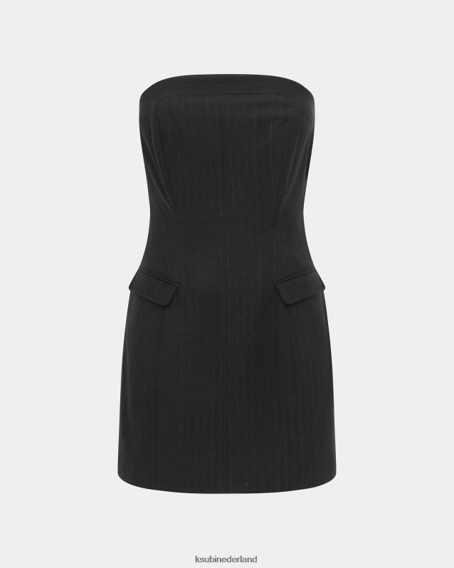 Ksubi vrouwelijk Londen bustierjurk XT0TV51 kleding zwart
