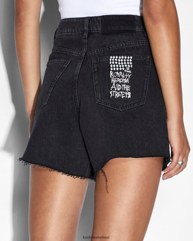 Ksubi vrouwelijk Hallo lijn kort XT0TV109 kleding zwart