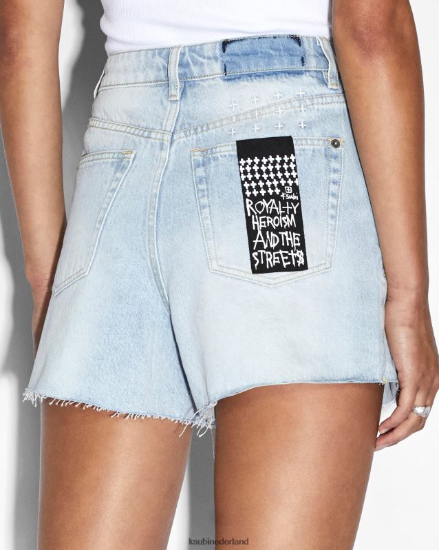 Ksubi vrouwelijk Hallo lijn kort XT0TV123 kleding blauw