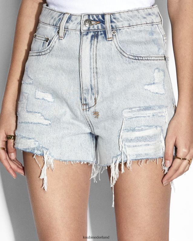 Ksubi vrouwelijk Rise n hi korte muze reparatie XT0TV172 kleding blauw