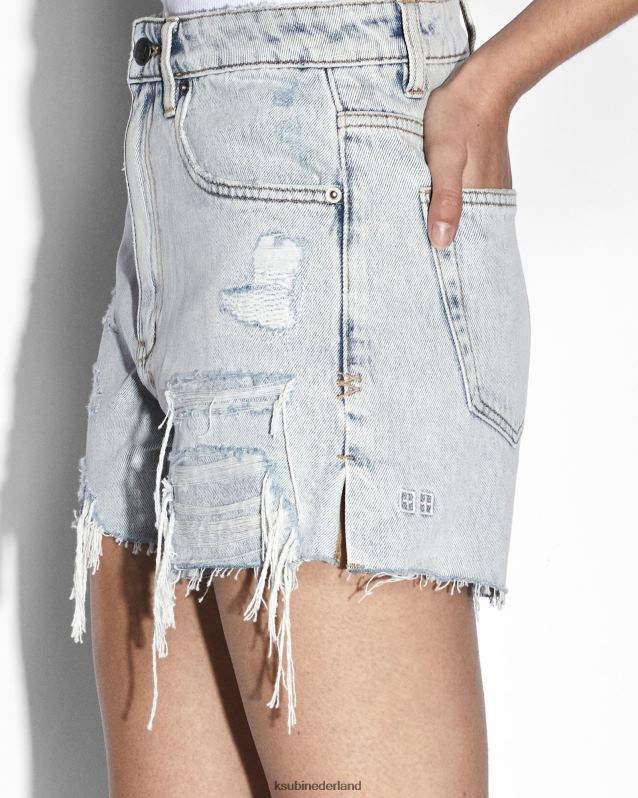 Ksubi vrouwelijk Rise n hi korte muze reparatie XT0TV172 kleding blauw