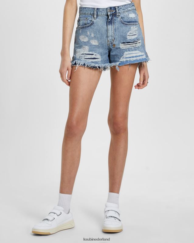 Ksubi vrouwelijk sta op en hallo buitenbeentje vernield XT0TV179 kleding blauw