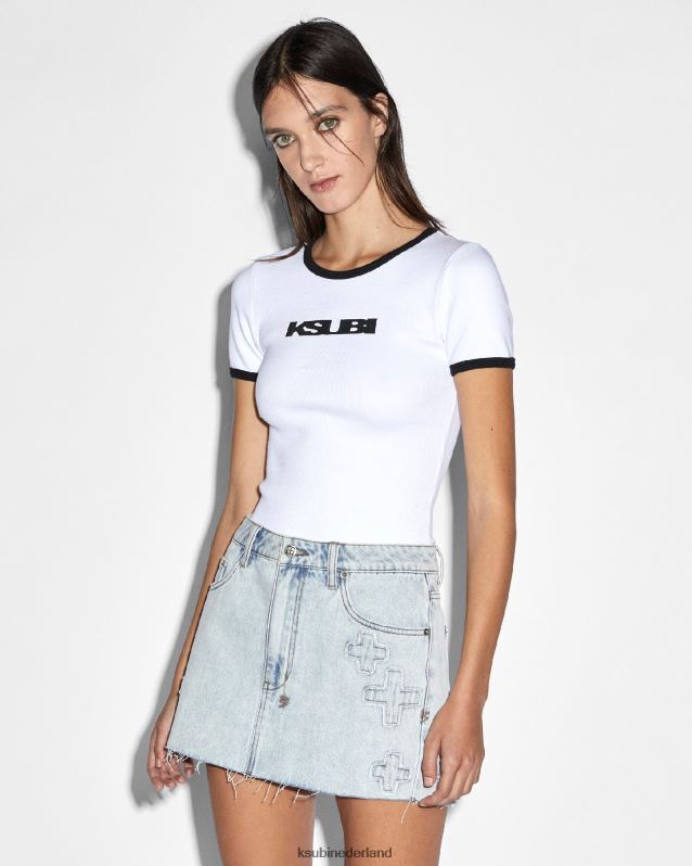 Ksubi vrouwelijk low rider mini muze kraftpapier XT0TV56 kleding lichtblauw