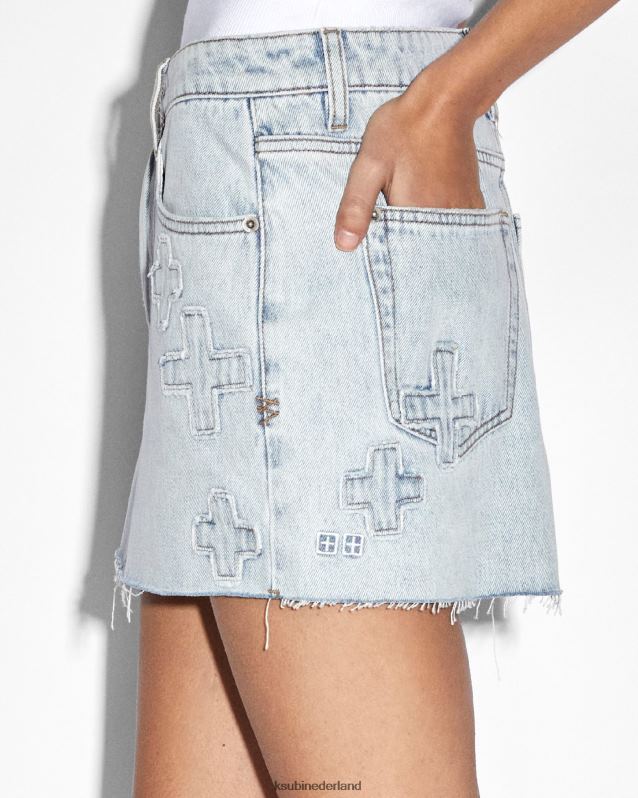 Ksubi vrouwelijk low rider mini muze kraftpapier XT0TV56 kleding lichtblauw