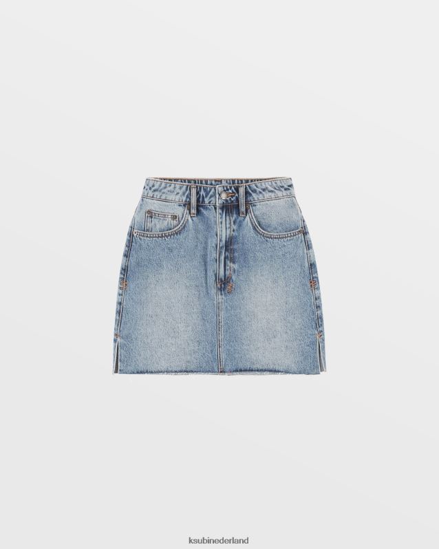 Ksubi vrouwelijk model mini haven splitst XT0TV160 kleding blauw