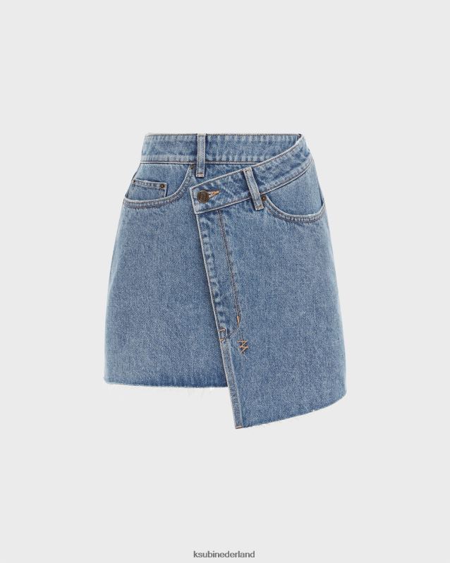 Ksubi vrouwelijk rap rok erfgoed XT0TV89 kleding blauw