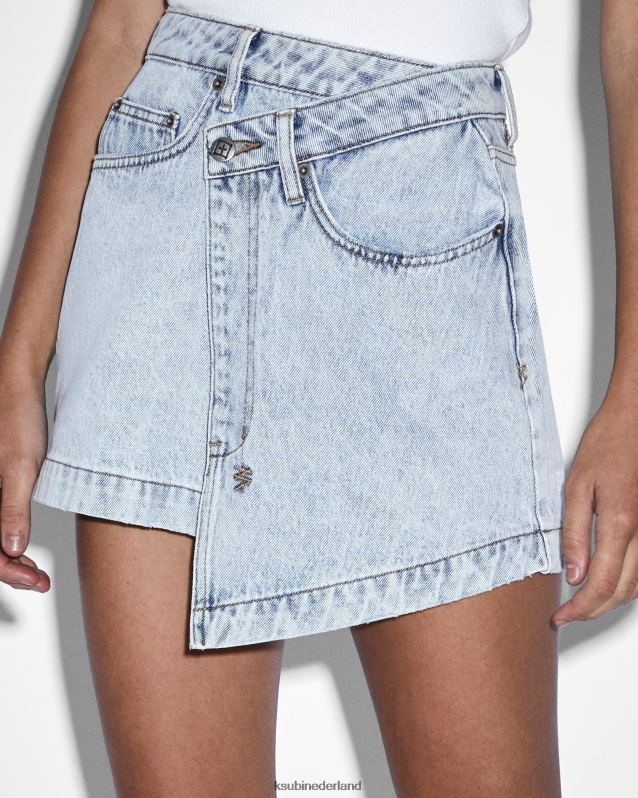 Ksubi vrouwelijk rap rok muze XT0TV163 kleding blauw