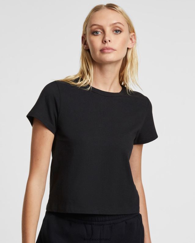 Ksubi vrouwelijk 3 x 4 mini RVS T-shirt XT0TV132 kleding pikzwart