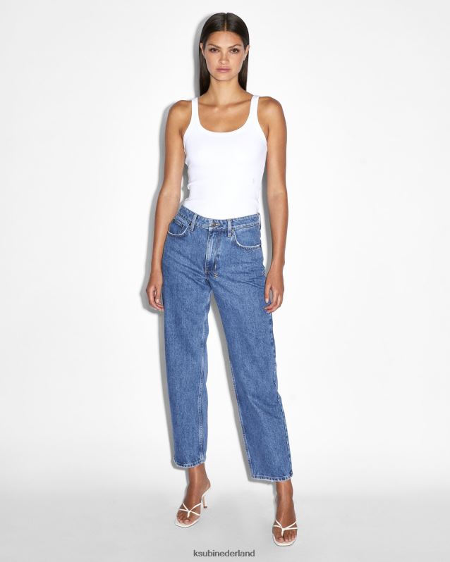 Ksubi vrouwelijk ontstaan ​​tanktop XT0TV65 kleding wit