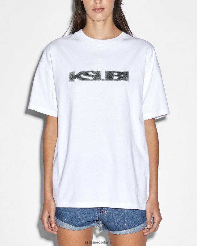 Ksubi vrouwelijk sott statische oh g ss tee XT0TV74 kleding wit