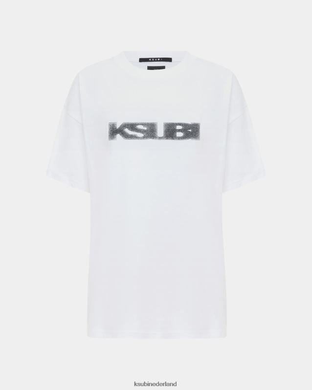Ksubi vrouwelijk sott statische oh g ss tee XT0TV74 kleding wit