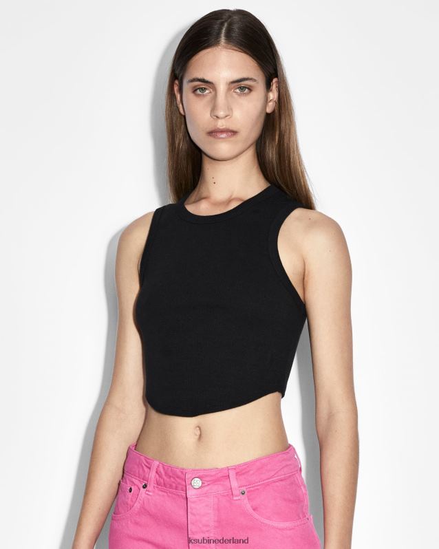 Ksubi vrouwelijk syndicaat tank XT0TV129 kleding zwart