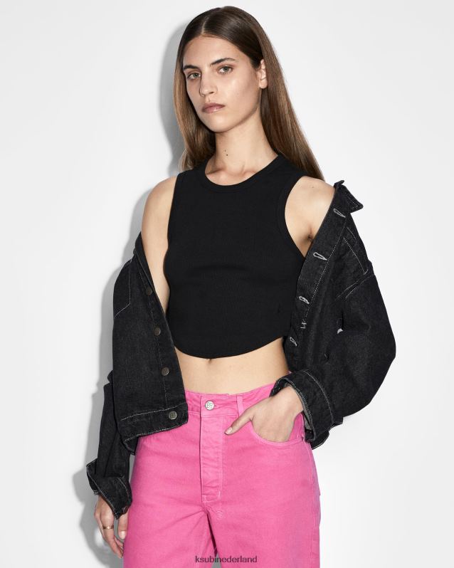 Ksubi vrouwelijk syndicaat tank XT0TV129 kleding zwart