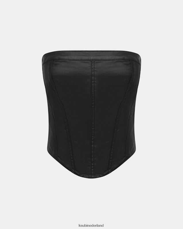 Ksubi vrouwelijk vampier bustier XT0TV72 kleding zwarte was