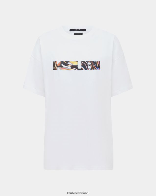 Ksubi vrouwelijk visioenen sott oh g ss tee XT0TV80 kleding wit